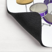 Tapis De Souris Kit de batterie violet : (Coin)