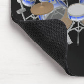 Tapis De Souris Kit de tambour de 10 morceaux : Gradient bleu : (Coin)