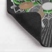 Tapis De Souris Kit de tambour de 10 morceaux : Gradient vert : (Coin)