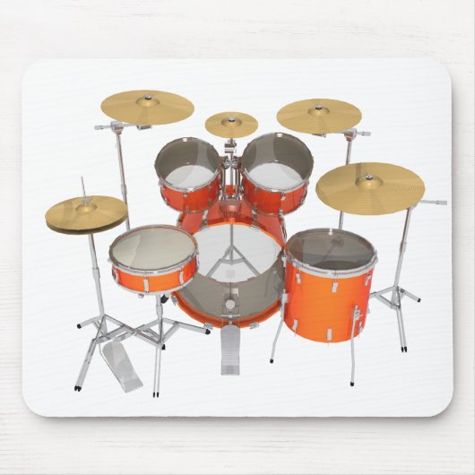 Tapis De Souris Kit orange de tambour : (Devant)