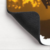 Tapis De Souris Kitesurf moderne au coucher du soleil dans les tro (Coin)