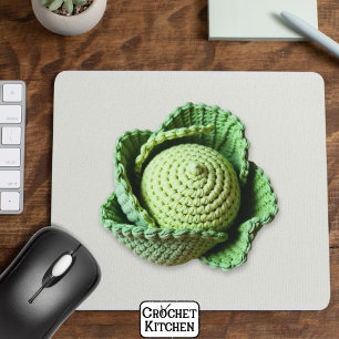 Tapis De Souris Kitsch moderne Granny Garden Crochet Cabine