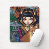 Tapis De Souris "Kitsune" Mousepad (Avec souris)