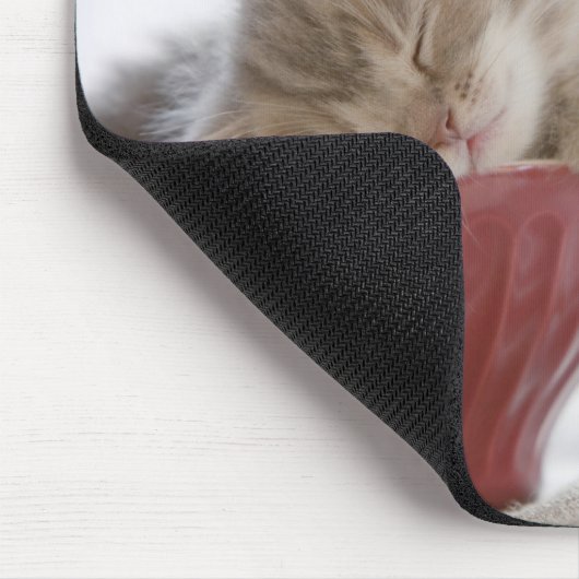 Tapis De Souris Kitten Dormir au bol (Coin)