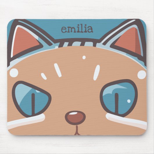 Tapis De Souris Kitty Chat Faced (Devant)