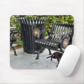 Tapis De Souris Kitty dans le parc (Avec souris)