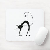 Tapis De Souris Kitty fantaisie noir 9 (Avec souris)