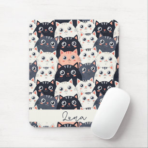 Tapis De Souris Kitty Kat Kaleidoscope