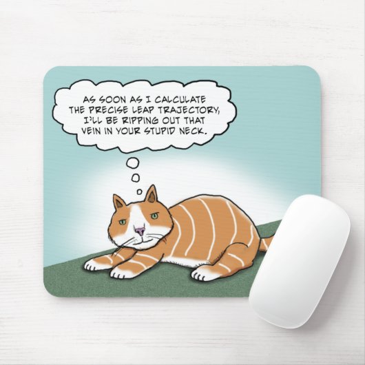 Tapis De Souris Kitty mauvais drôle (Avec souris)