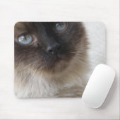 Tapis De Souris Kitty Mousepad de l'oeil bleu (Avec souris)