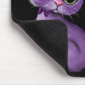 Tapis De Souris Kitty pourpre (Coin)