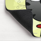 Tapis De Souris Kitty rayé gris (Coin)