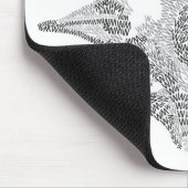 Tapis De Souris Kitty typographique (Coin)