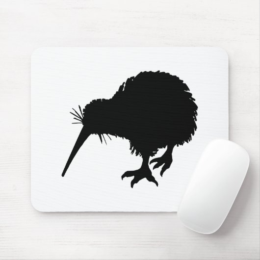 Tapis De Souris Kiwi Bird Silhouette (Avec souris)