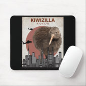 Tapis De Souris Kiwizilla Funny Kiwi New Zealand Bird Lovers Gift  (Avec souris)
