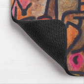 Tapis De Souris Klee Expressionniste Forêt Abstraite Art Moderne (Coin)