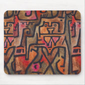 Tapis De Souris Klee Expressionniste Forêt Abstraite Art Moderne (Devant)