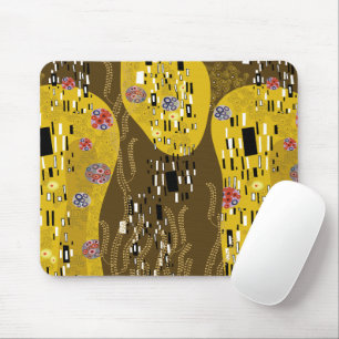 Tapis De Souris Klimt Inspiré Or Motif Art Nouveau Le Baiser