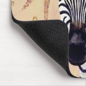 Tapis De Souris Klimt Zebra | Orné De Fleurs (Coin)