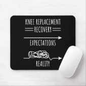 Tapis De Souris Knee Replacement Recovery Expectations Reality Sur (Avec souris)