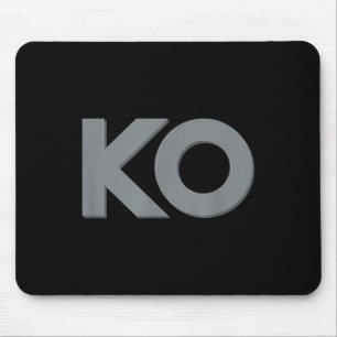Tapis De Souris Ko Funny Knock Out Boxe Lutte Hommes Femmes Humo