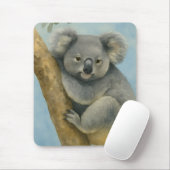 Tapis De Souris Koala Calm - Aquarelle Faune (Avec souris)