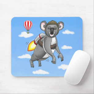 Tapis De Souris Koala Fusée