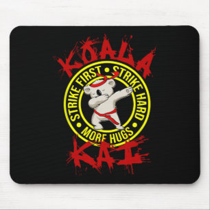 Tapis De Souris Koala Kai Drôle Dojo de Karaté Ninja Koala Hug Mor