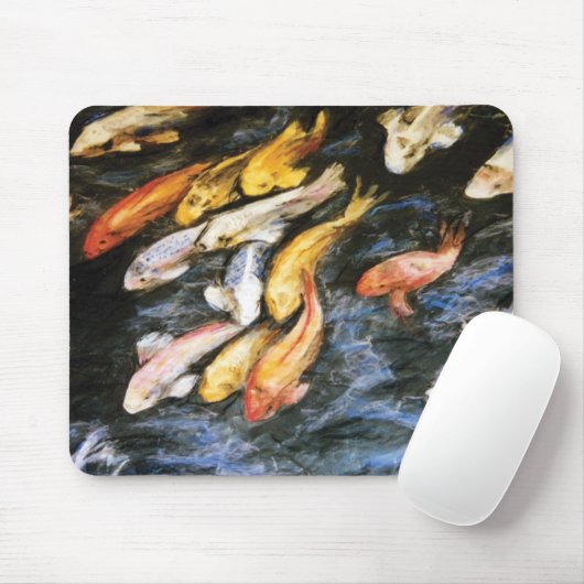 Tapis De Souris Koi Fish Mousepad (Avec souris)