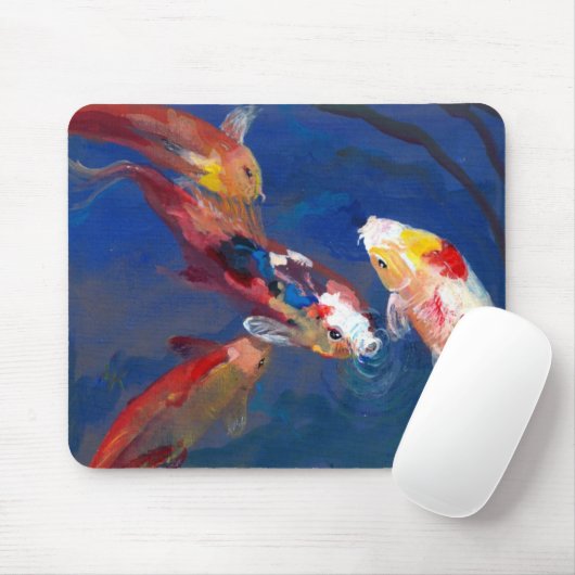 Tapis De Souris Koi Mousepad (Avec souris)