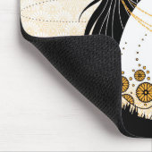 Tapis De Souris kokeshi chrysanthème (Coin)