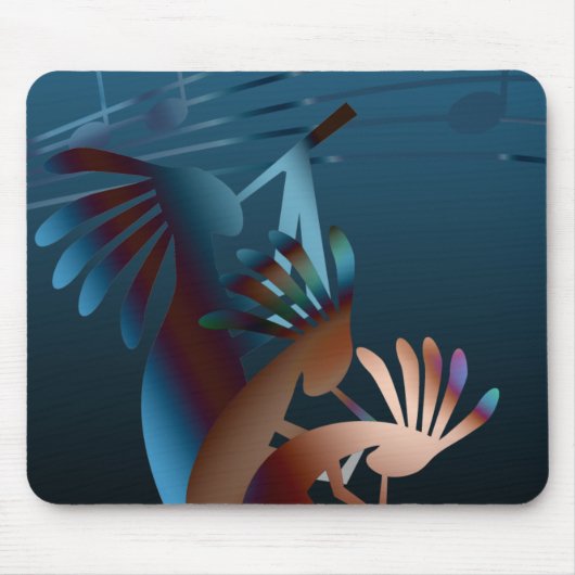 Tapis De Souris Kokopelli Blues (Devant)