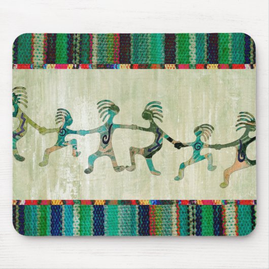 Tapis De Souris KOKOPELLI drôle de famille + vos idées (Devant)