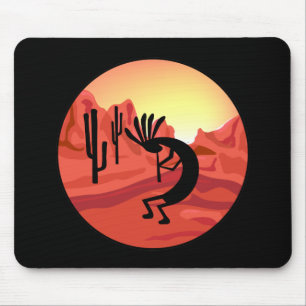 Tapis De Souris Kokopelli Sud-Ouest Sunset Mousepad