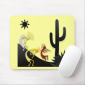 Tapis De Souris Kokopelli sur la route sous le soleil (Avec souris)