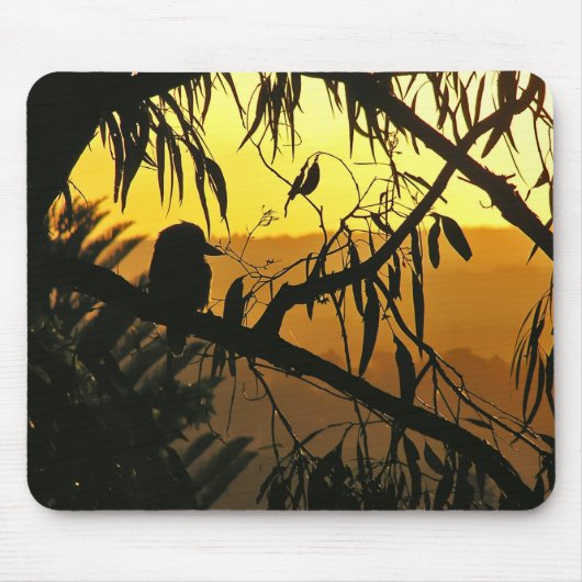 Tapis De Souris Kookaburra Australian Sunset Mousepad (Devant)
