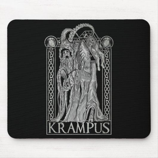 Tapis De Souris Krampus - Ss Von Krampus Dark Gothic Christmas (Devant)