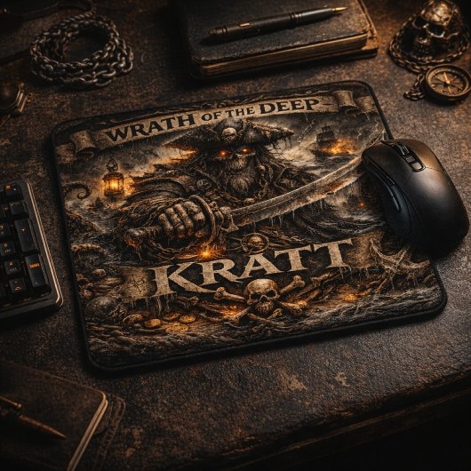 Tapis De Souris Krátt Mouse Pad – Wrath of the Deep
