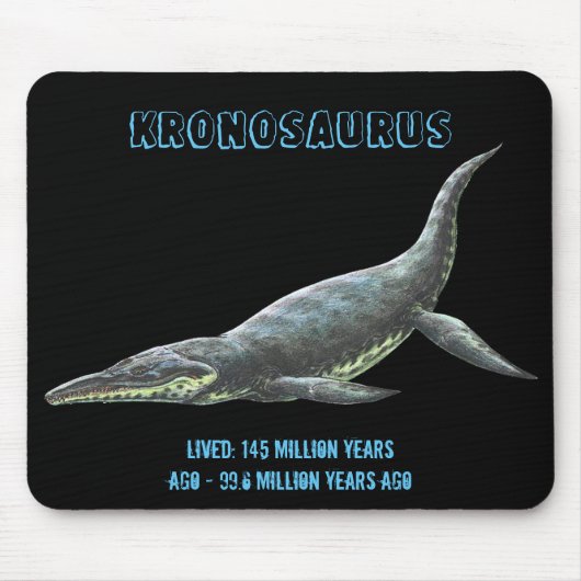 Tapis De Souris Kronosaurus Dinosaur Mousepad (Devant)