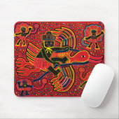 Tapis De Souris Kuna Indian Stork Apportant design bébé (Avec souris)