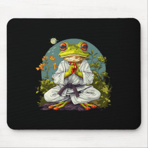 Tapis De Souris Kung Fu Grenouille Nature Taekwondo Kickboxing Gre