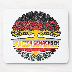 Tapis De Souris Kurdistan Kurde Allemand Allemagne Arbre Racine