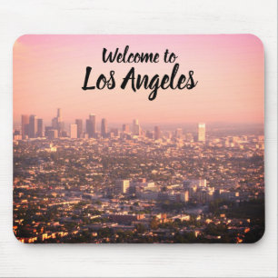 Tapis De Souris L.A. à Sunset: Bienvenue à Los Angeles