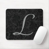 Tapis De Souris L :: Monogram L Elegant Mousepad - Lettre initiale (Avec souris)
