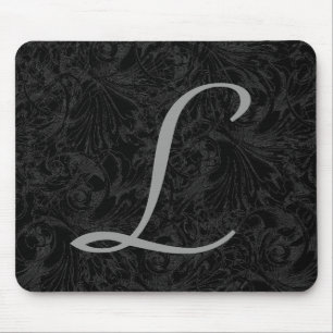 Tapis De Souris L :: Monogram L Elegant Mousepad - Lettre initiale