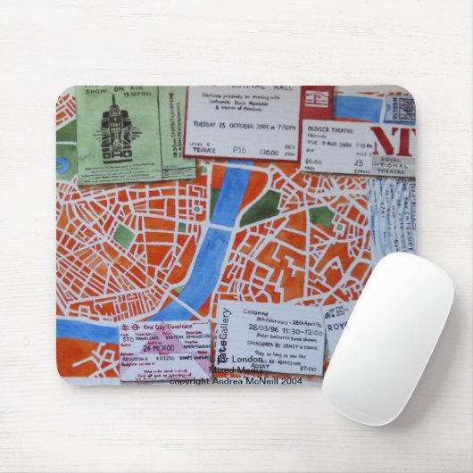 Tapis De Souris L pour Londres (Avec souris)