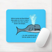Tapis De Souris La baleine bleue... (Avec souris)