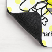 Tapis De Souris La bande dessinée gaffent l'abeille Mousepad (Coin)