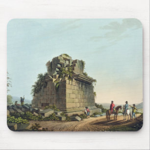 Tapis De Souris La base d'une colonne colossale près de Syracuse,