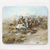 Tapis De Souris La bataille de Custer Charles Marion Russell (Devant)
